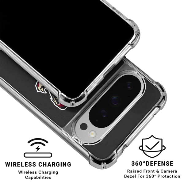 NHL Arizona Coyotes Distressed Google Pixel 10 Pro XL Clear Case