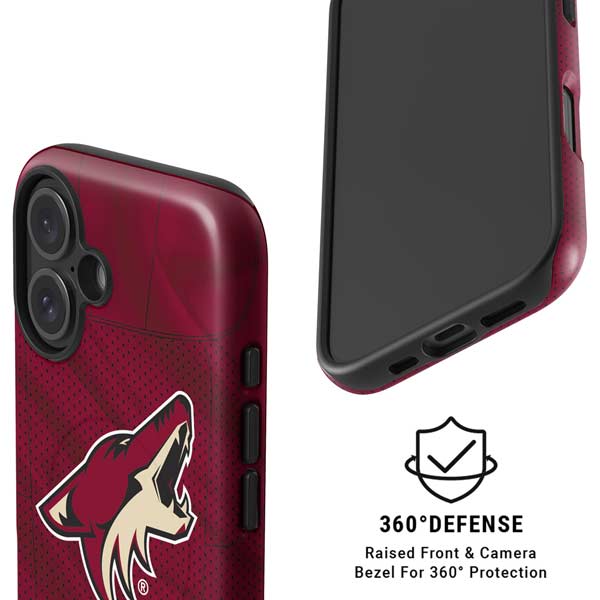 NHL Arizona Coyotes Home Jersey iPhone 16 Magsafe Impact Case