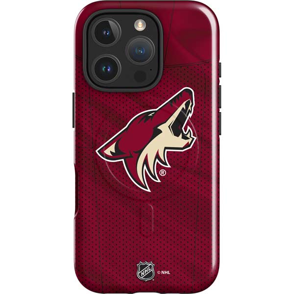 NHL Arizona Coyotes Home Jersey iPhone 16 Pro Max Magsafe Impact Case