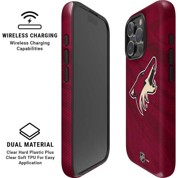 NHL Arizona Coyotes Home Jersey iPhone 16 Pro Max Magsafe Impact Case