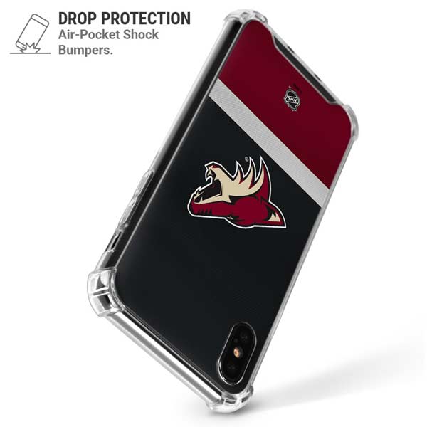 NHL Arizona Coyotes Jersey iPhone X/XS Clear Case