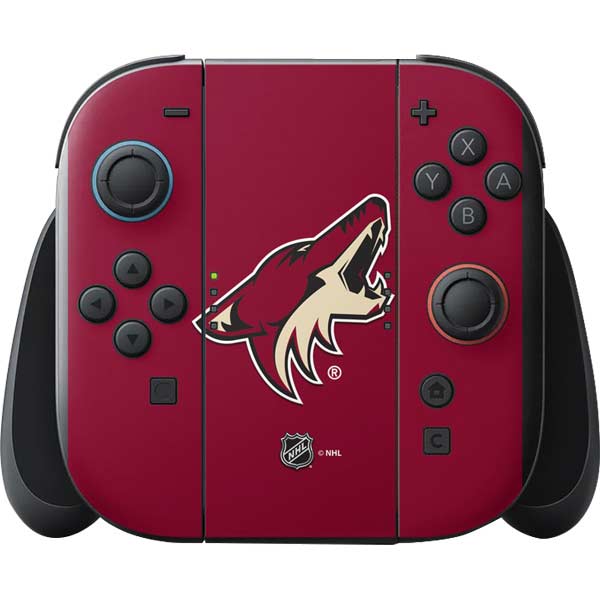 NHL Arizona Coyotes Solid Background Nintendo Switch 2 (2025) with Joy-Con Skin