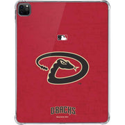 MLB Arizona Diamondbacks - Secondary Solid Distressed iPad Pro 11in (2024) Clear Case