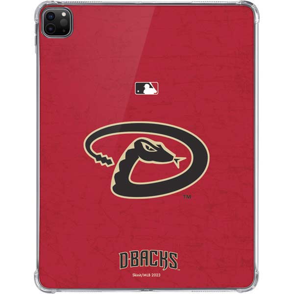 MLB Arizona Diamondbacks - Secondary Solid Distressed iPad Pro 11in (2024) Clear Case