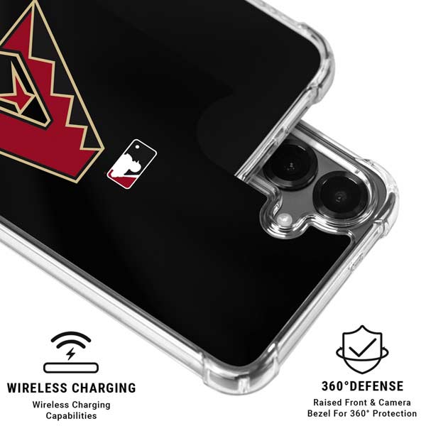 MLB Arizona Diamondbacks Alternate/Away Jersey Galaxy S26 Plus Clear Case