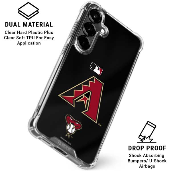 MLB Arizona Diamondbacks Alternate/Away Jersey Galaxy S26 Plus Clear Case
