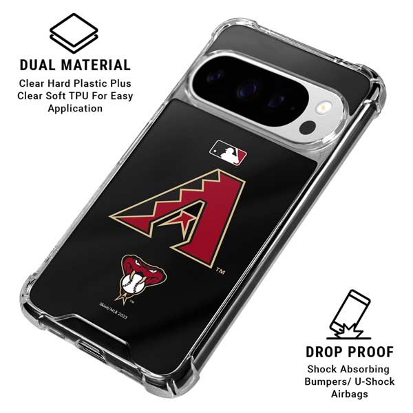 MLB Arizona Diamondbacks Alternate/Away Jersey Google Pixel 10 Pro Clear Case
