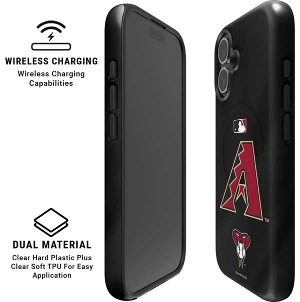 MLB Arizona Diamondbacks Alternate/Away Jersey iPhone 16 Magsafe Impact Case