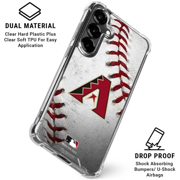 MLB Arizona Diamondbacks Game Ball Galaxy S26 Plus Clear Case