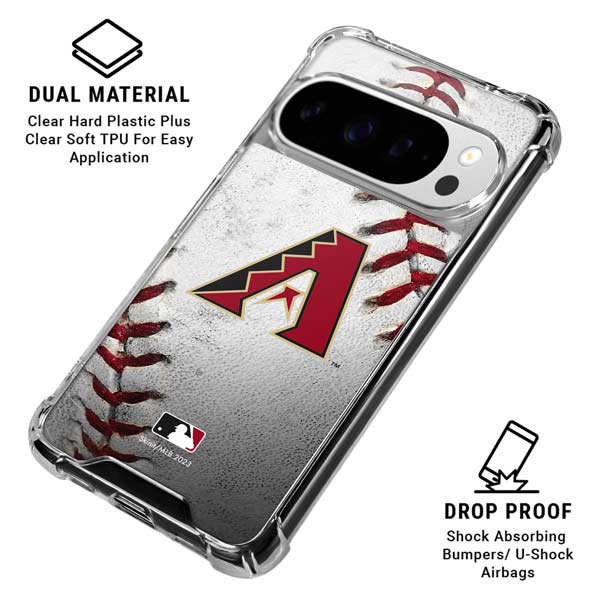 MLB Arizona Diamondbacks Game Ball Google Pixel 10 Pro XL Clear Case