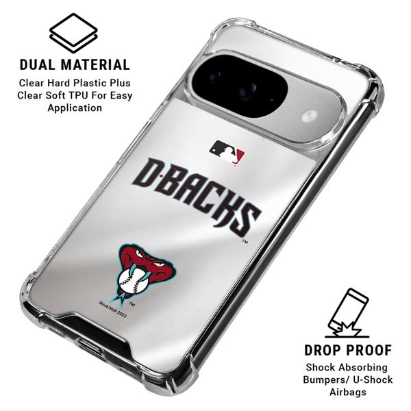 MLB Arizona Diamondbacks Home Jersey Google Pixel 10 Clear Case