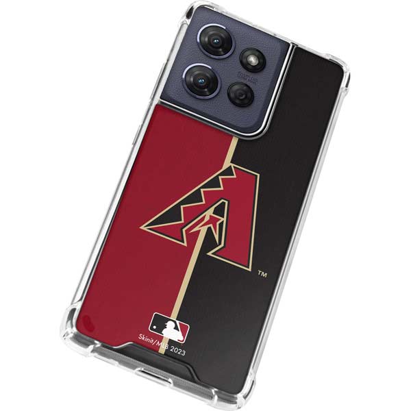 MLB Arizona Diamondbacks Split Moto G Power 5G (2025) Clear Case