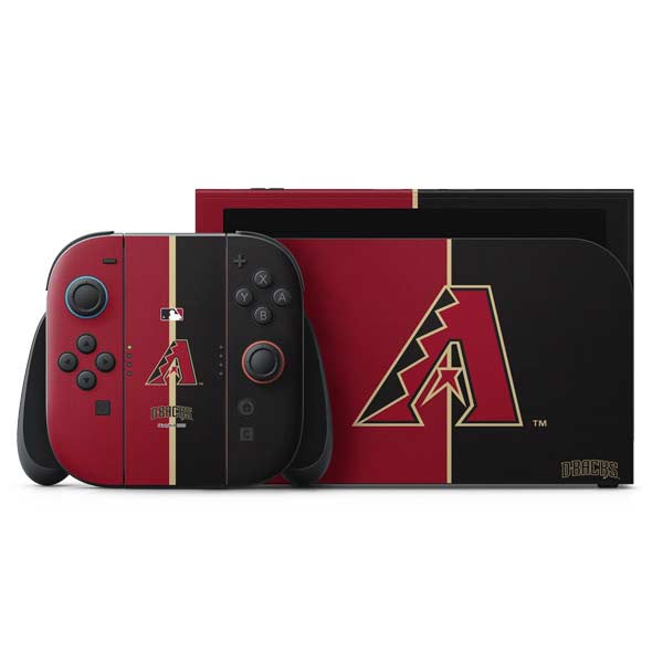MLB Arizona Diamondbacks Split Nintendo Switch 2 (2025) with Joy-Con Skin