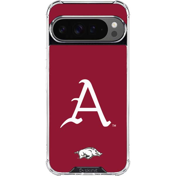 University of Arkansas-Fayetteville A Red Google Pixel 10 Pro XL Clear Case
