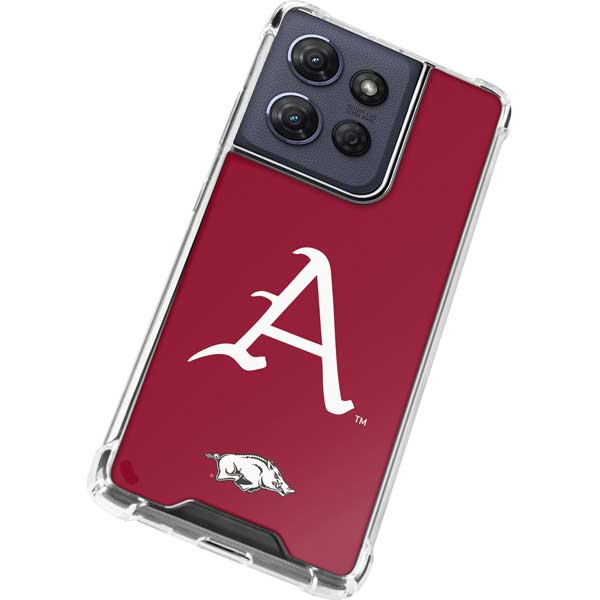 University of Arkansas-Fayetteville A Red Moto G 5G (2025) Clear Case