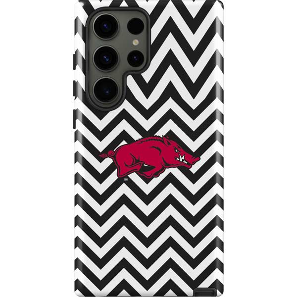 University of Arkansas-Fayetteville Chevron Print Galaxy S23 Ultra Pro Case