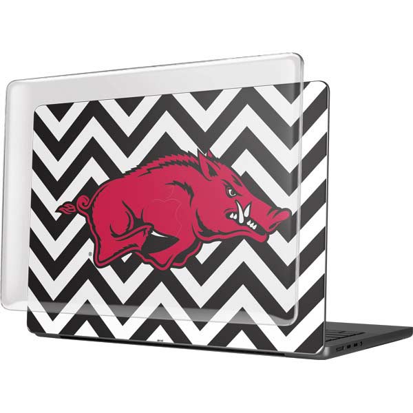 University of Arkansas-Fayetteville Chevron Print MacBook Pro 14in (2021-24) Case plus Skin