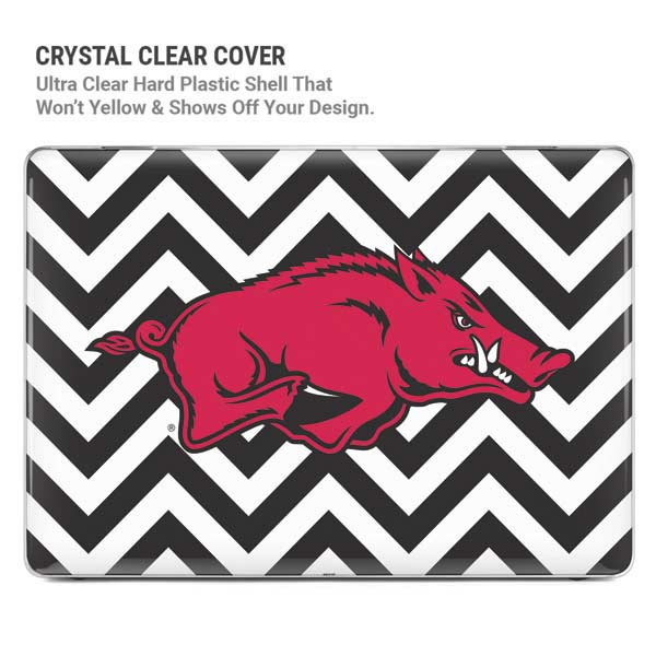 University of Arkansas-Fayetteville Chevron Print MacBook Pro 14in (2021-24) Case plus Skin