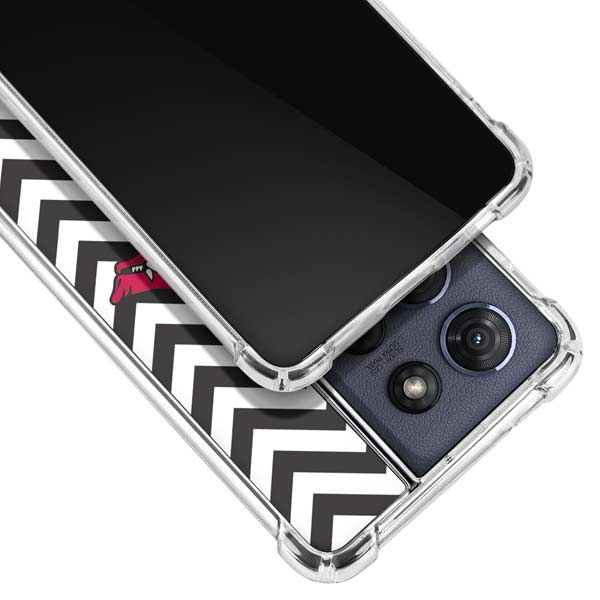 University of Arkansas-Fayetteville Chevron Print Moto G Power 5G (2025) Clear Case