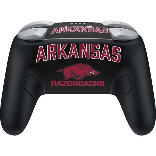 University of Arkansas-Fayetteville Razorbacks Black Nintendo Switch 2 (2025) Pro Controller Skin