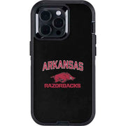 University of Arkansas-Fayetteville Razorbacks Black Otterbox Defender iPhone Skin