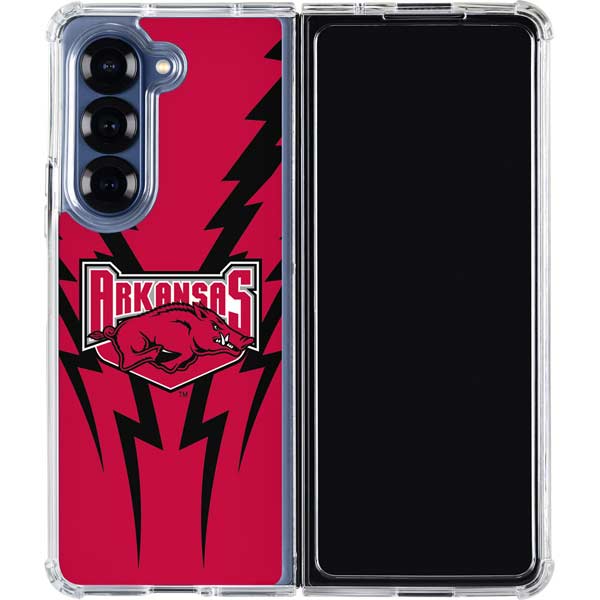 University of Arkansas-Fayetteville Razorbacks Galaxy Z Fold7 Clear Case