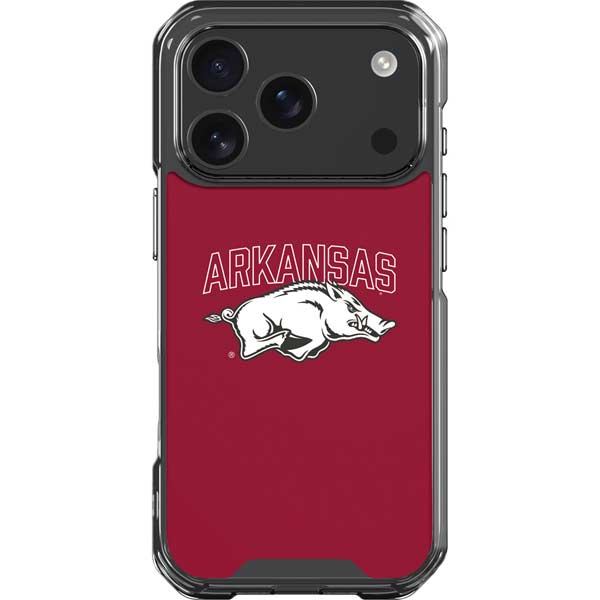 University of Arkansas-Fayetteville Razorbacks Logo iPhone 17 Pro Clear Case