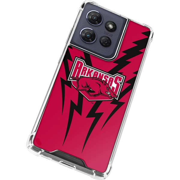 University of Arkansas-Fayetteville Razorbacks Moto G 5G (2025) Clear Case