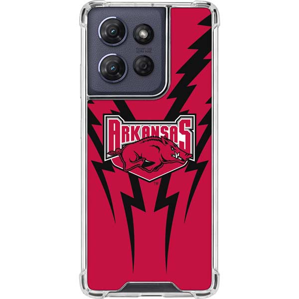 University of Arkansas-Fayetteville Razorbacks Moto G Power 5G (2025) Clear Case