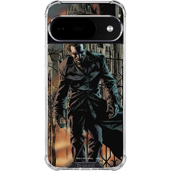 DC Comics The Joker Walking Dark Grounds Comic Art By Lee Bermejo Google Pixel 10 Clear Case