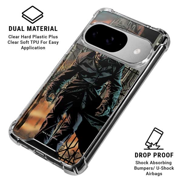 DC Comics The Joker Walking Dark Grounds Comic Art By Lee Bermejo Google Pixel 10 Clear Case