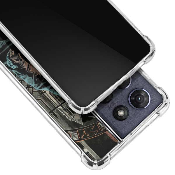 DC Comics The Joker Walking Dark Grounds Comic Art By Lee Bermejo Moto G Power 5G (2025) Clear Case