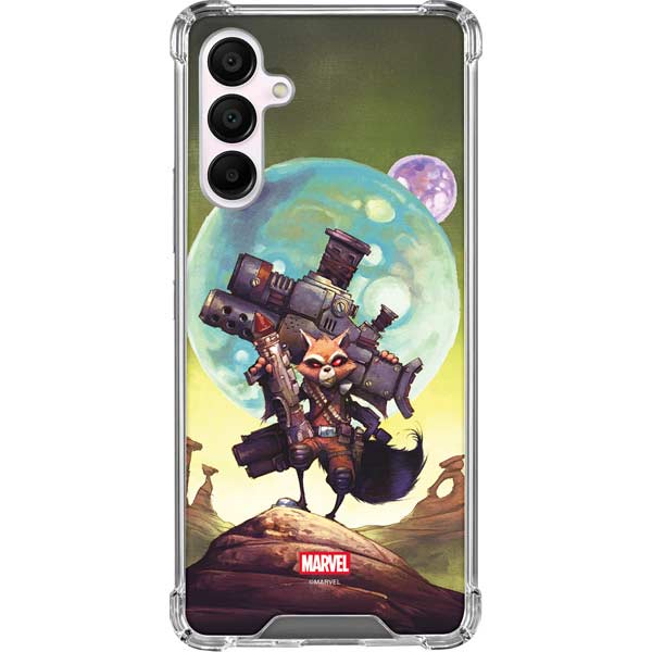 Marvel Rocket Raccoon Armored Arsenal Galaxy A16 5G Clear Case