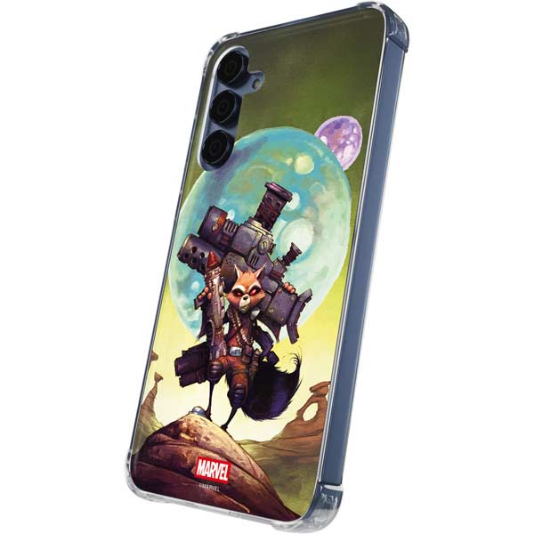 Marvel Rocket Raccoon Armored Arsenal Galaxy A35 5G Clear Case