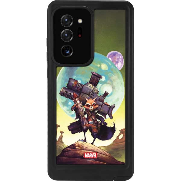 Marvel Rocket Raccoon Armored Arsenal Galaxy Note20 Ultra 5G Waterproof Case