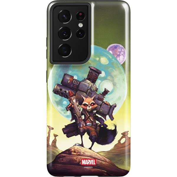 Marvel Rocket Raccoon Armored Arsenal Galaxy S21 Ultra 5G Pro Case