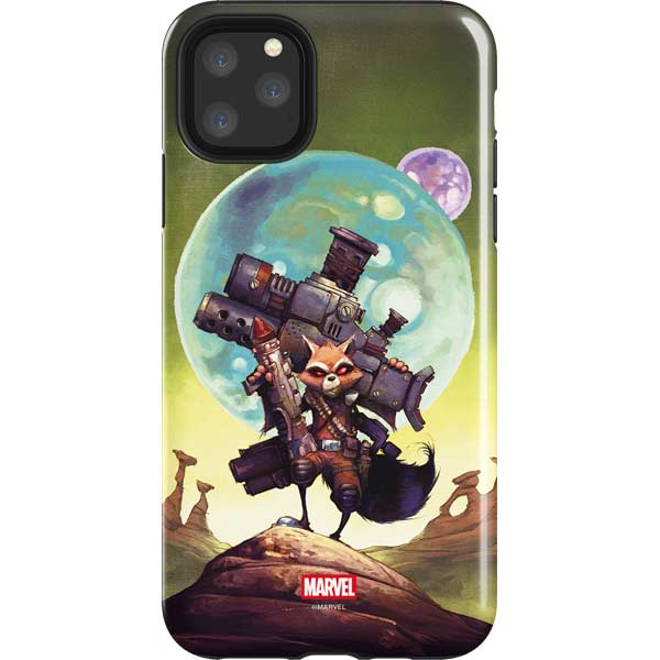 Marvel Rocket Raccoon Armored Arsenal iPhone 11 Pro Max Impact Case