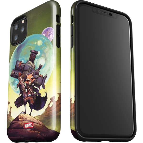 Marvel Rocket Raccoon Armored Arsenal iPhone 11 Pro Max Impact Case