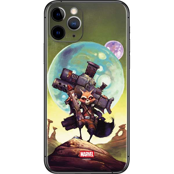 Marvel Rocket Raccoon Armored Arsenal iPhone 11 Pro Skin