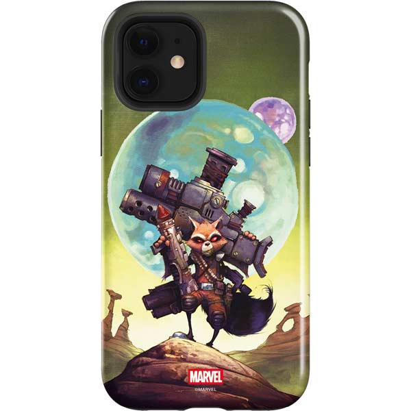 Marvel Rocket Raccoon Armored Arsenal iPhone 12 Impact Case