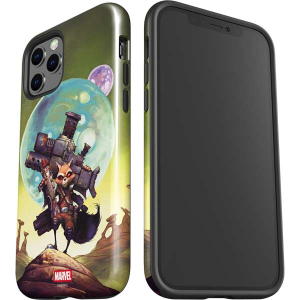 Marvel Rocket Raccoon Armored Arsenal iPhone 12 Pro Impact Case