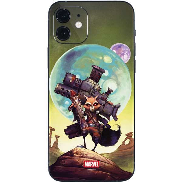 Marvel Rocket Raccoon Armored Arsenal iPhone 12 Skin