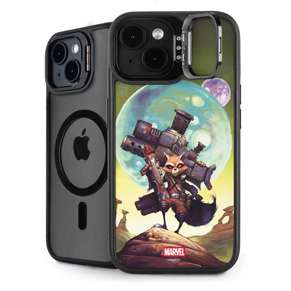 Marvel Rocket Raccoon Armored Arsenal iPhone 13 Kickstand Case