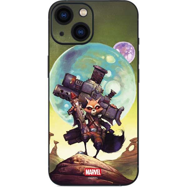 Marvel Rocket Raccoon Armored Arsenal iPhone 13 Mini Skin