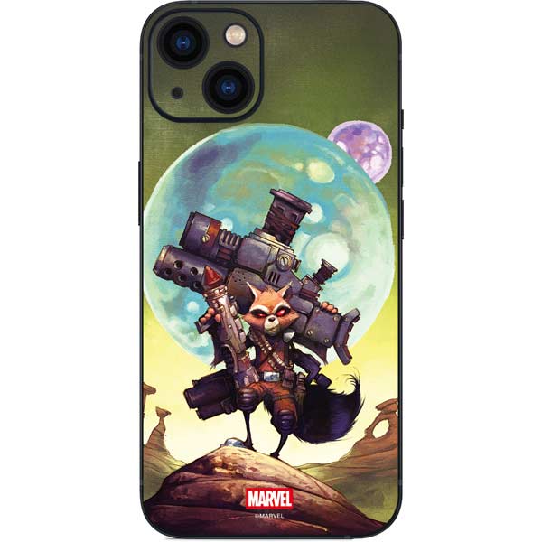 Marvel Rocket Raccoon Armored Arsenal iPhone 13 Skin