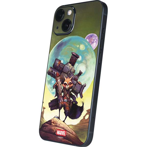 Marvel Rocket Raccoon Armored Arsenal iPhone 13 Skin