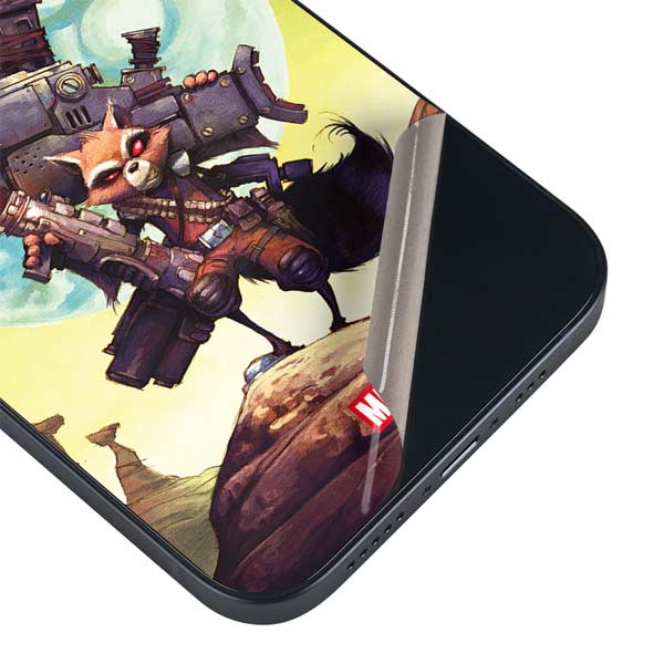 Marvel Rocket Raccoon Armored Arsenal iPhone 13 Skin