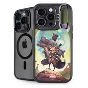 Marvel Rocket Raccoon Armored Arsenal iPhone 14 Pro Kickstand Case