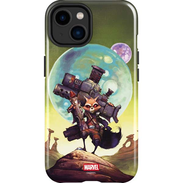 Marvel Rocket Raccoon Armored Arsenal iPhone 15 Impact Case