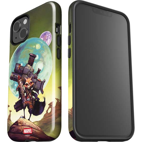 Marvel Rocket Raccoon Armored Arsenal iPhone 15 Impact Case